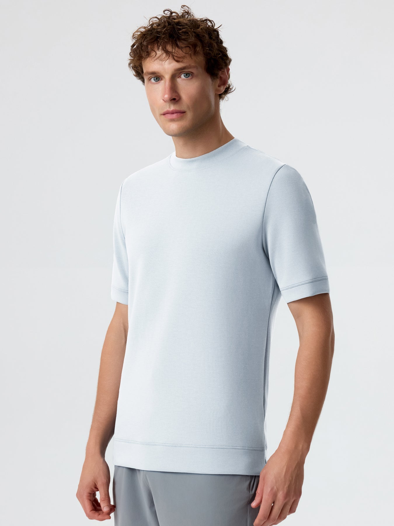 Modal Blend Short Sleeve Tee:Slim Fit