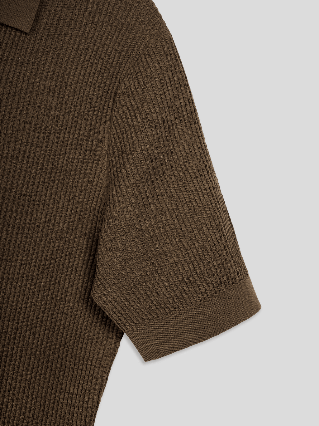 FlexKnit Active Knitted Buttonless Polo