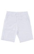 White Twill Shorts