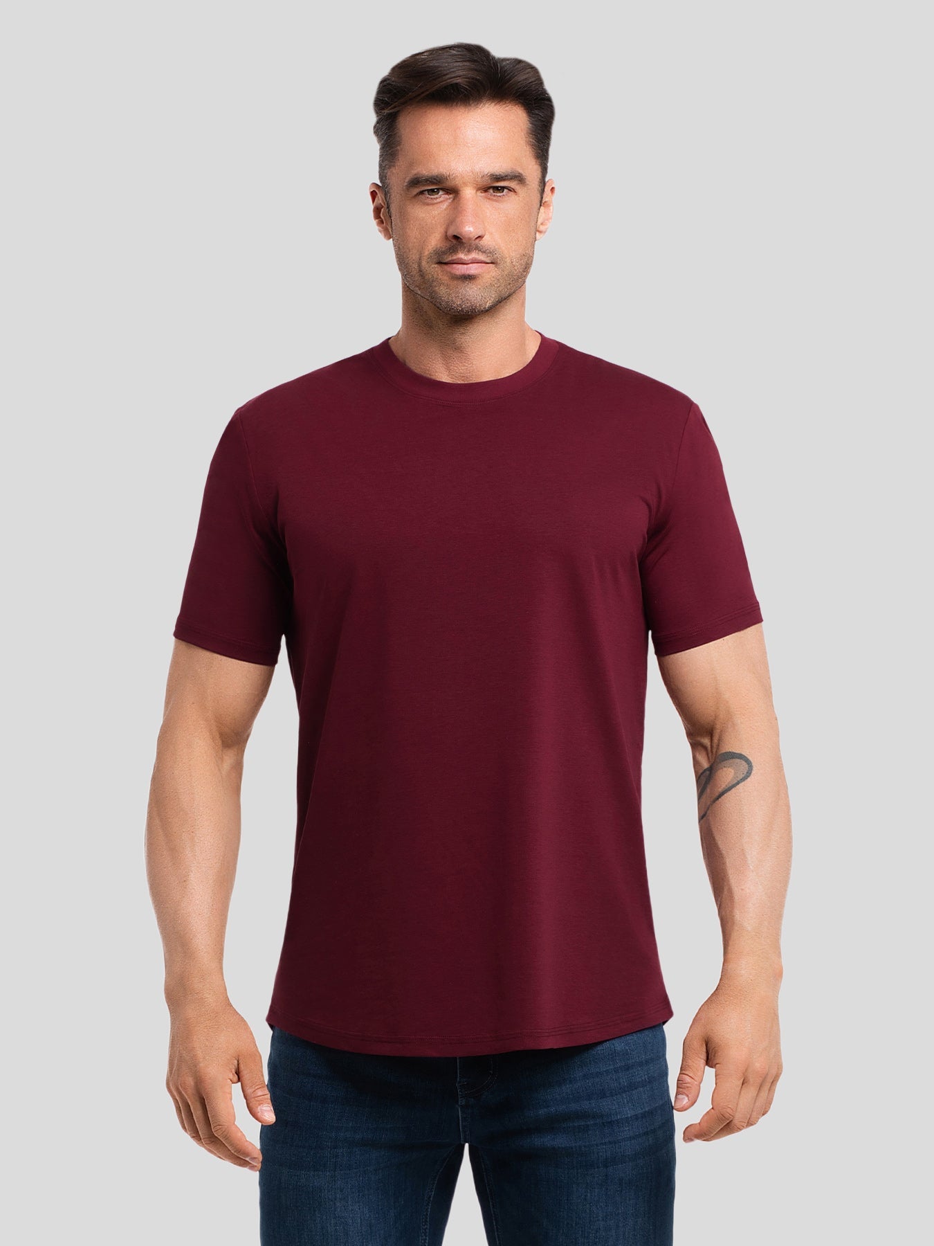 StayCool 2.0 Curve-Hem Tee: Slim-Fit