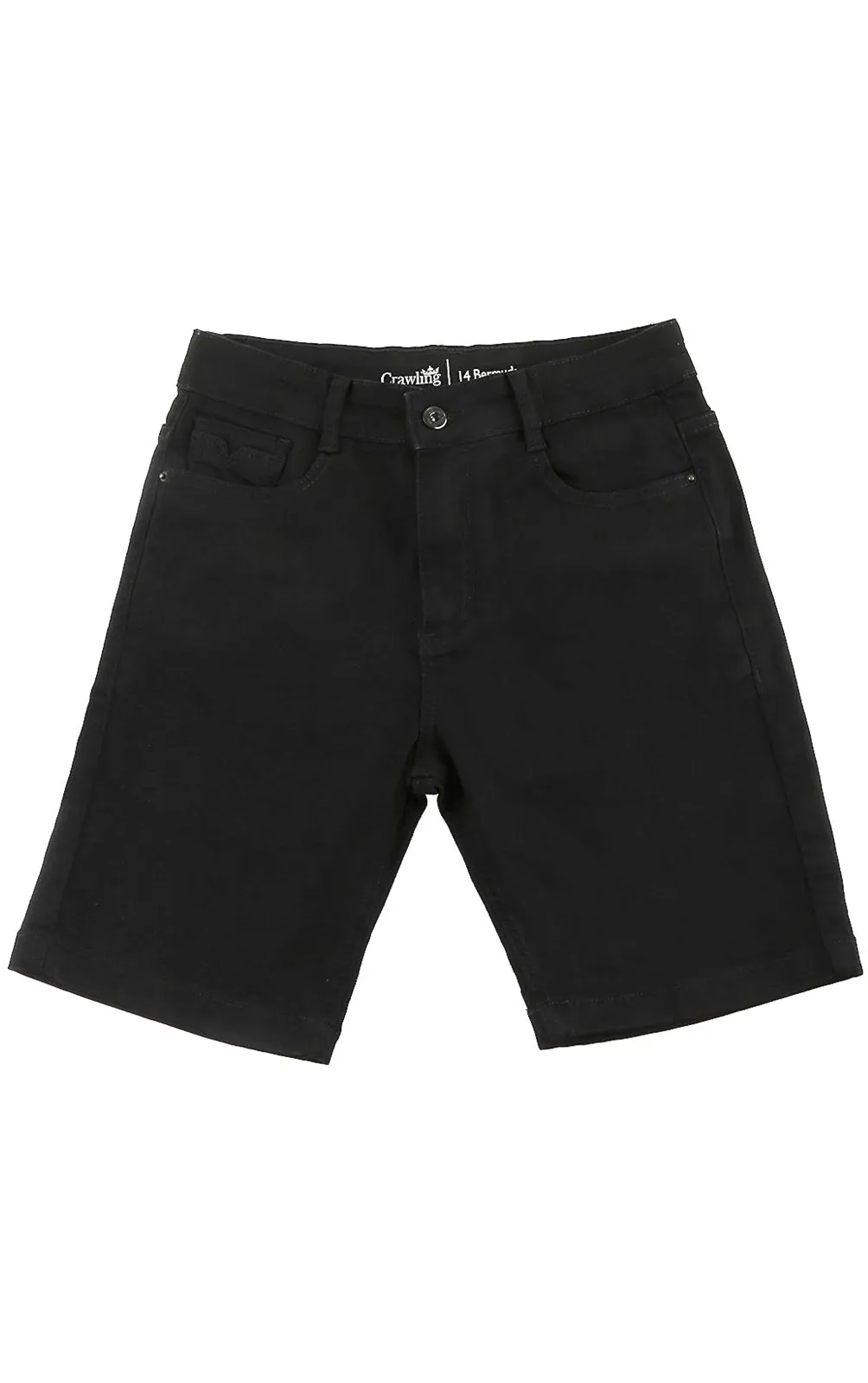 Black Denim Shorts
